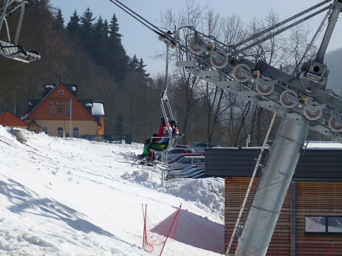 Pension Pstruzi Abertamy Buitenkant foto